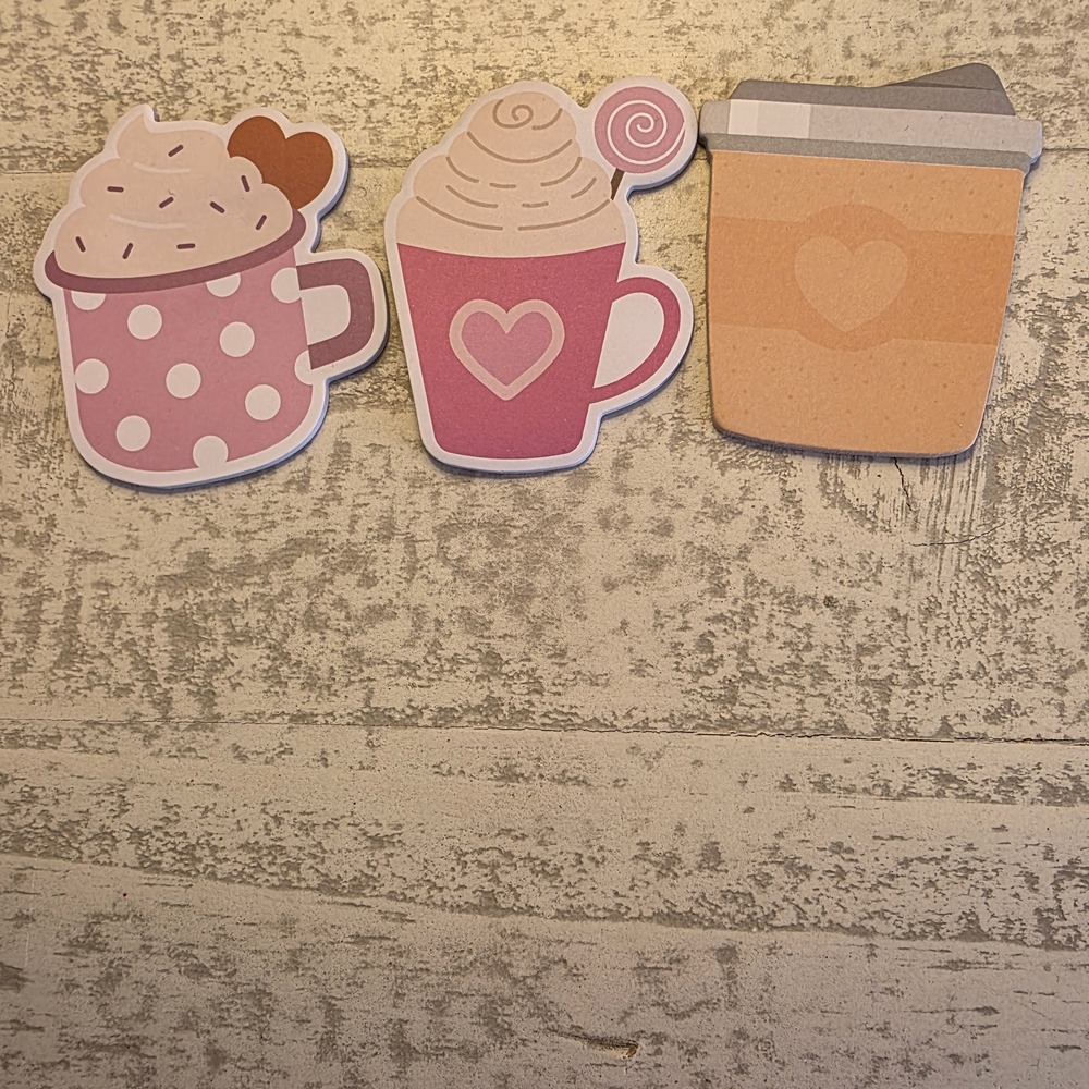 Coffee Cup Sticky Notes Bundle